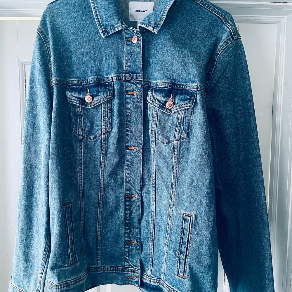 Old Navy Blue Denim Jacket (Tall)